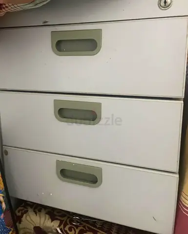 Practical 3-Drawer Office Filing Cabinet with Lock
