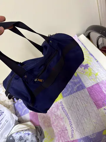 Gym bag Navy blue duffel bag - medium sized, used