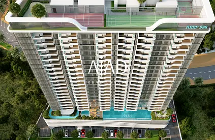 Premium Studio for Smart Investors | DLRC | Unique Outdoor Cooling Design