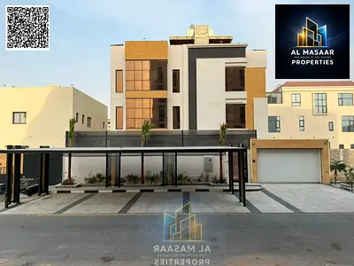 For Sale | Luxury villa with 8 master bedrooms, swimming pool, and elevator in Al-Aliya, ready with water, electricity, and air conditioning.