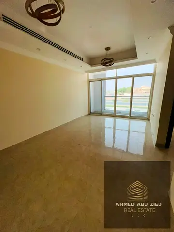 Luxury 2-bedroom apartment for annual rent in Ajman. Master bedroom, large hall, modern finishes, e
