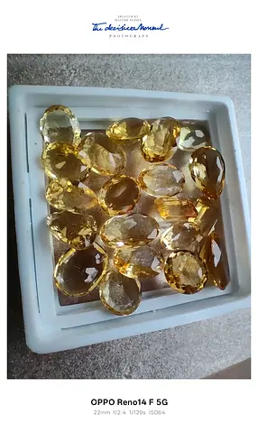 Natural Citrine Mix cut lot 58ct