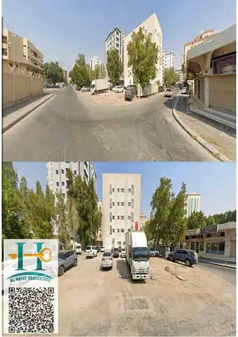 أرض سكنية تجارية للبيع في عجمان  الموقع / الرشيدية 3   تصريح أرض / G+10