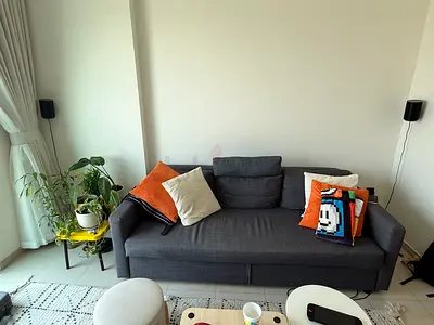 Ikea FRIHETEN Sofa Bed grey fabric sofa in excellent condition