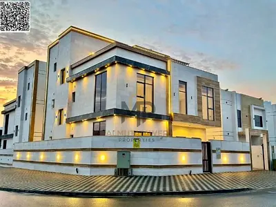 Luxury Modern 7-Bedroom Corner Villa – Corner of Two Streets in Al-Haliyo 2 | Registration Fees Included, Freehold for All Nationalities