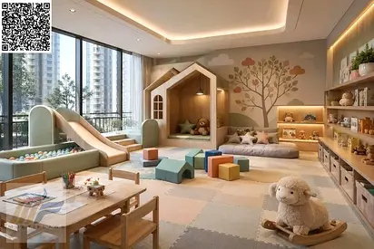 One-bedroom apartment with a living room and a study for sale in Al-Amira 1 project | New project