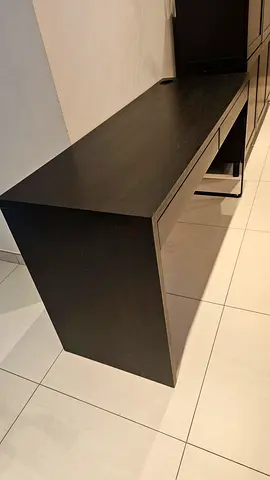 IKEA MICKE Desk, black-brown, 142x50 cm