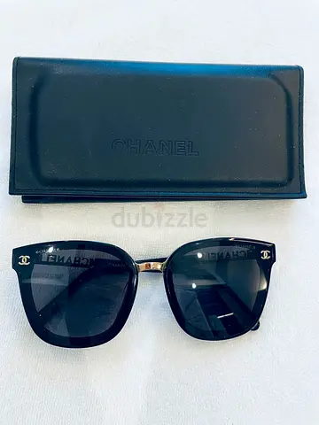 Chanel Black Cat-Eye Sunglasses with Case