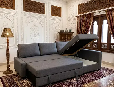 Modern Corner Sofa Bed for Family