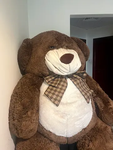 Large Brown Teddy Bear Plush Soft Toy - Good Condition