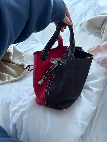 Hermes Bi-Color Clemence Picotin 18, Palladium Hardware