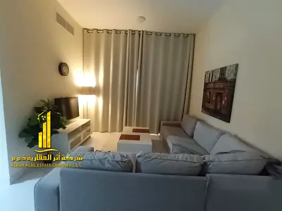 Luxury apartment, second occupancy, one bedroom and living room with a balcony and open view. Ajman, Al Hamidiya. for monthly rent.