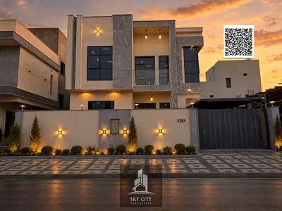 Modern 5-bedroom villa for sale in Al Zahia.
