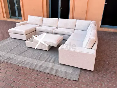 Ikea kivik U Shape Sofa Beige Excellent Condition