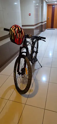 Bike with Helmet and Accessories