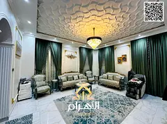 Luxury villa for sale in Al Yasmin area, with 5 bedrooms, living room, and majlis. Attractive price,