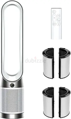 Dyson bladeless tower fan with HEPA filters and remote (unused)
