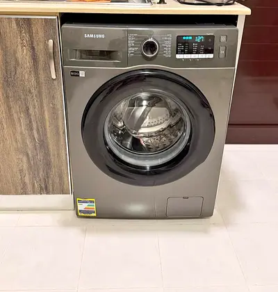 Samsung Front Load Washing Machine - 8kg, Gray, Good Condition working fre home delivery