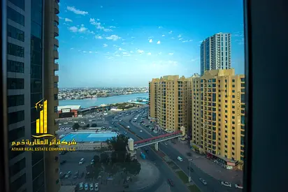 أفخم استوديو اول ساكن✨مفروش بالكامل مع بلكونه للإيجار الشهري في عجمان ابراج الهورايزون. مفروش بالكامل، بسعر مميز! ✨الإيجار يشمل الفواتير والإنترنت ومو