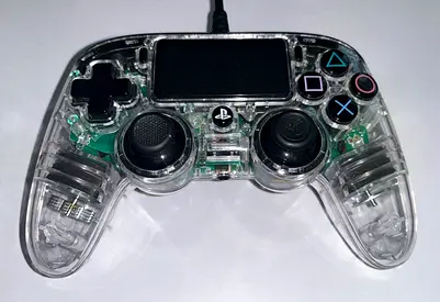 Nacon Illuminated Transparent PS4 Controller Officially Licensed Only 99 AED Msg Me For Lower Price