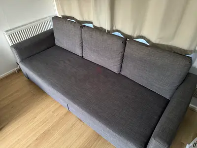 IKEA sofa bed with storage for sale