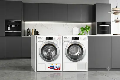 Miele Latest Model W1 Washing Machine & T1 Tumble Dryer Set