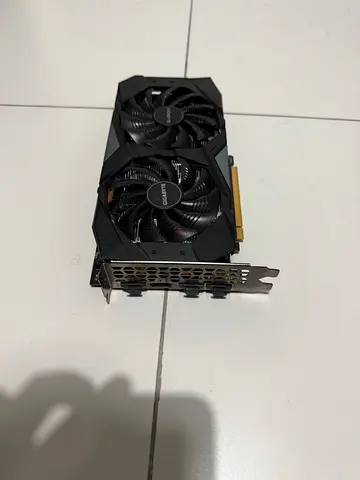 GIGABYTE GeForce GTX 1660 OC 6G (GV-N1660OC-6GD) 6GB GDDR5 · Turing TU116 · WindForce dual-fan + bac