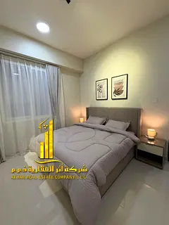 Luxurious one-bedroom apartment in Ajman - Al Jurf 2 - next to Al Aqsa School - furnished with hotel