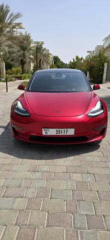2020 Tesla Model 3 Long Range + Acceleration Boost + Enhcd Autopilot + Red Interior