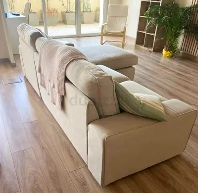 Almost Brand new condition ikea Kivik L Shape sofa beige