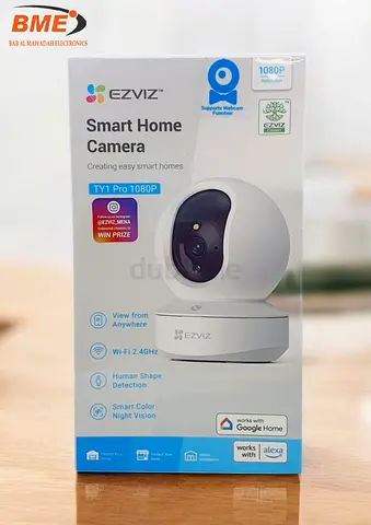 Ezviz TY1 Pro Pan & Tilt Smart Home Camera, 1080p