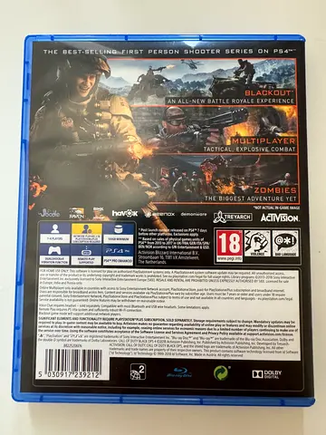 Call of Duty: Black Ops for PlayStation 4.