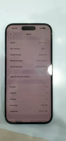 iPhone 15- 256GB, Good Working Condition (Screen Photo Included)