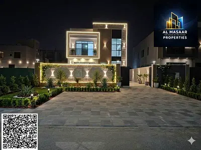 فيلا مودرن للبيع في الحليو 2 – عجمان | 4 غرف ماستر + مسبح | شاملة رسوم التسجيل والكهرباء والمياه