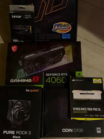 Gaming pc rtx 4060 intel i5 12400f 16gb ram ddr4 + monitor samsung 1080p