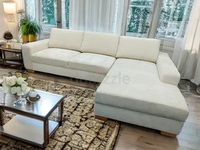 Ikea Sorvallen beige color lshape sofa with storage