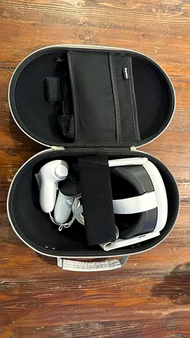 PlayStation VR2 with carry case and controllers - good condition