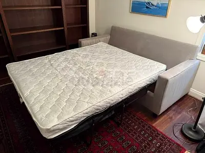 Velvet sofa bed