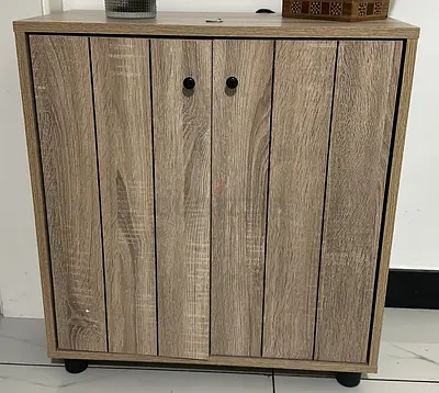 Two shoe cabinets
