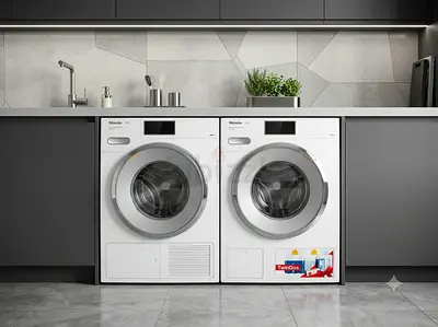 Miele PowerWash TwinDos 9kg XL Tronic Washer & 9kg Separate Dryer Set for Sale