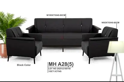 Brand new PU Five seater Office sofa set Available