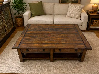 Pottery Barn Benchwright Rectangular Coffee Table