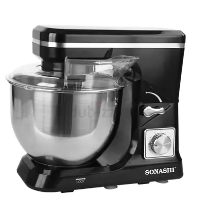 Sonashi Stand Mixer with Stainless Steel Bowl - Black