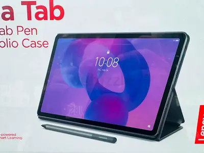 Lenovo Tab with Pen and Folio Case - Good Condition