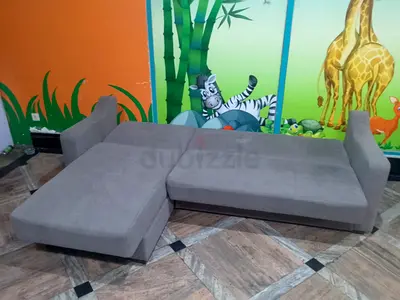 L shape sofa bed with stroage for sale