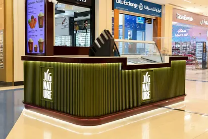Modular Mall Kiosk / Retail Counter - Ready-to-install