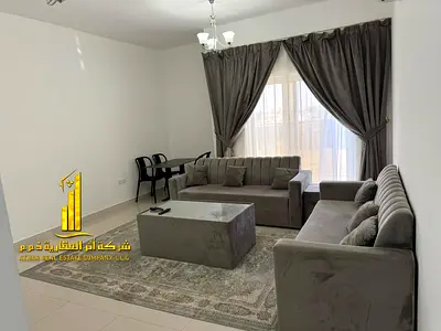 Luxury apartment, second occupancy. One bedroom, living room, and balcony with an open view. Ajman, Al Hamidiya. for monthly rent.