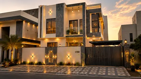 Luxury villa for sale in Ajman | 5 master bedrooms | Two floors and a roof | Freehold ownership inc