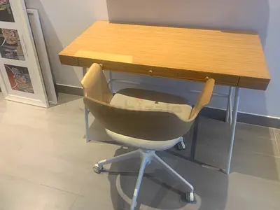 IKEA LILLÅSEN Desk + FJÄLLBERGET Chair – AED 650