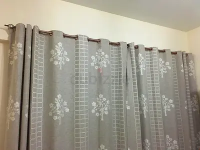 Curtains Beige, Luxurious Fabric 326 (w) x 270 (h) cm